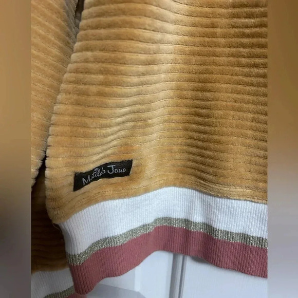 Matilda Jane Just Imagine JoJo Girls Ribbed Velour Sweatshirt Size 8 - Picture 4 of 4